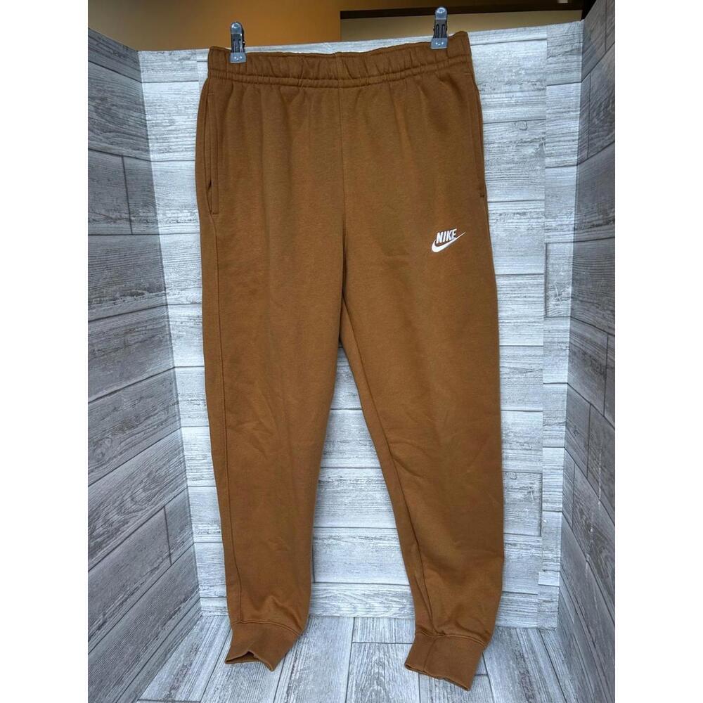 Nike Men’s Jogger Sweatpants Small Brown BV2671-224 Standard Fit Tapered NWT $60